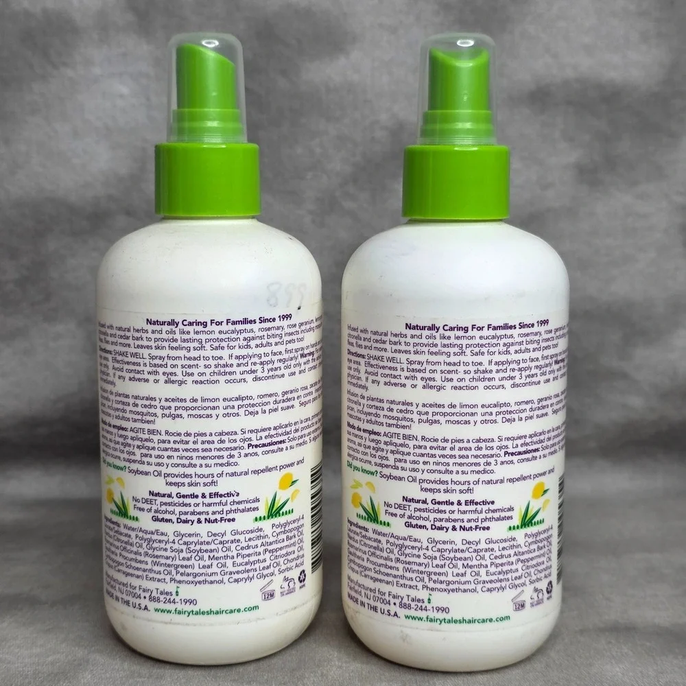 (X2) Fairy Tales Bug Bandit Deet-Free Kids Bug Spray 8‎ fl oz